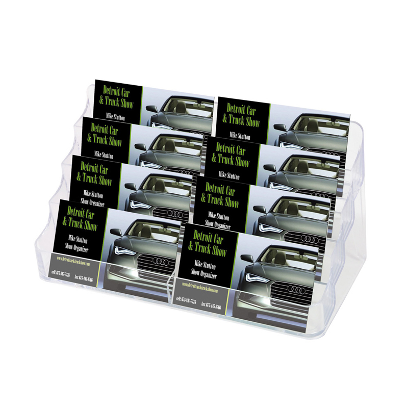 有機玻璃制品四層八格名片架70801 有機玻璃制品四層八格名片架70801