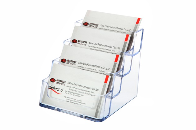 四層亞克力制品名片盒70841