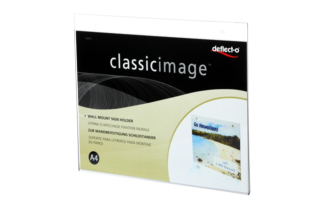 有機玻璃掛墻展示夾46901